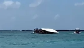 Vídeo: catamarã que naufragou em Maragogi não tinha licença para realizar passeios