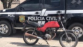 PC prende acusado de roubo e recupera motocicleta furtada