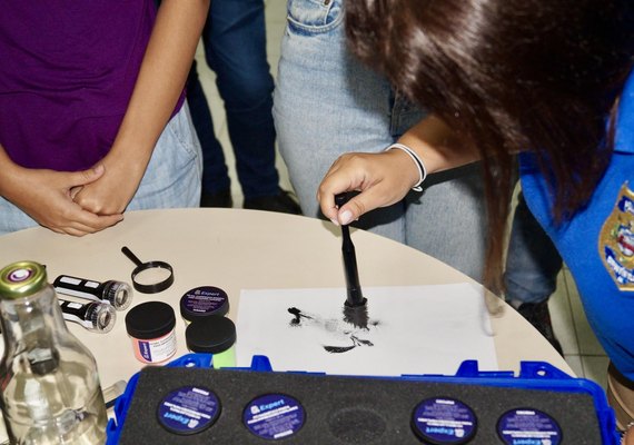 Papiloscopistas do Instituto de Identificação de Alagoas realizam oficina para acadêmicos da Ufal