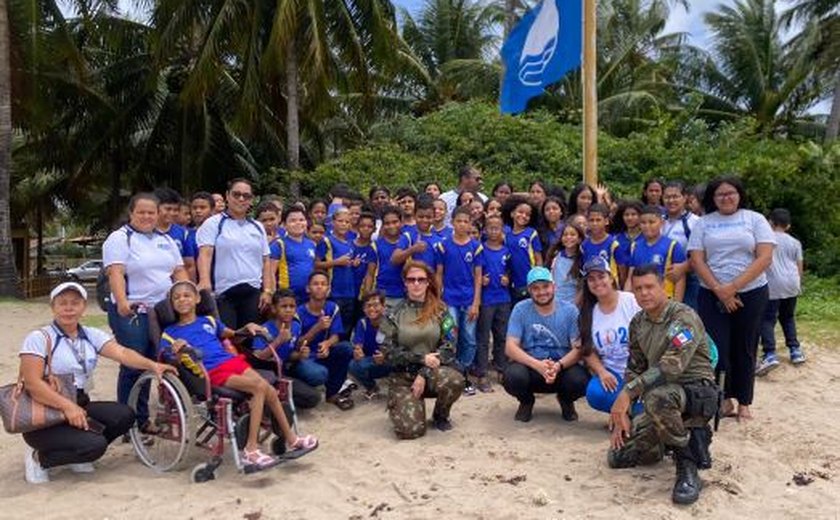 Turismo e Meio Ambiente promovem nova ação ambiental no Bandeira Azul