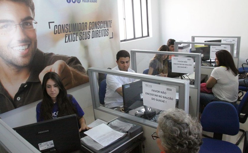 Número de reclamações no Procon de Alagoas cai 8,35% de 2015 a 2016