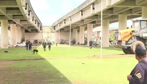 Operação policial prende quatro e apreende drogas e armas em área conhecida como “Favela da Federal”