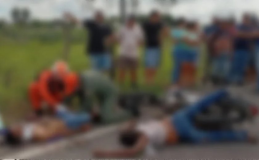 Acidente deixa um morto e outro ferido em AL-115