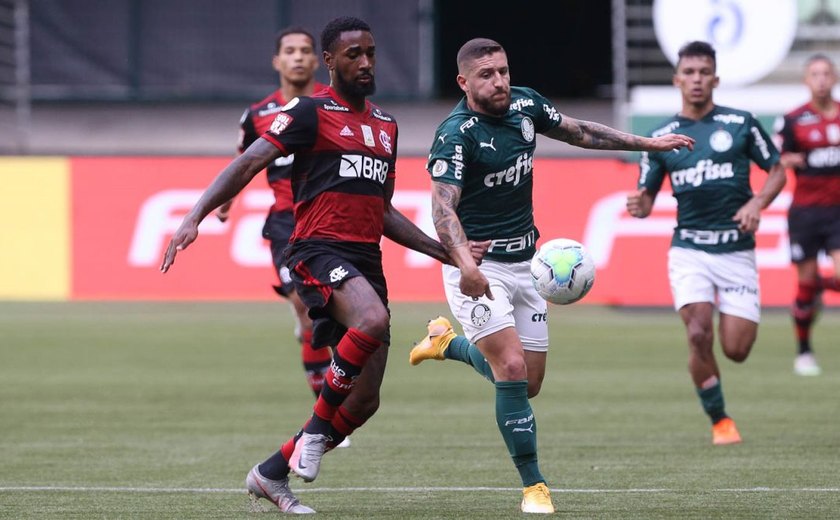 Em jogo que quase não acontece, Palmeiras fica no empate com o desfalcado Flamengo