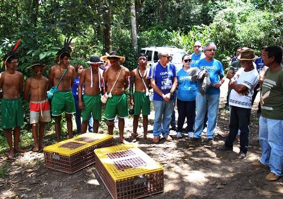 Comunidade Indígena Xukuru-Kariri recebe 'capotes' 