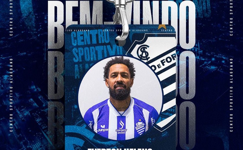 'Sou muito feliz por voltar para minha casa', diz Everton Heleno em retorno ao CSA
