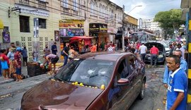 Motorista agredido por ambulantes na Rua das Árvores está em estado grave