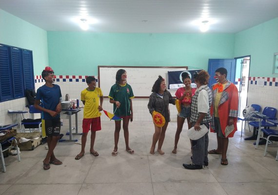 Ciclo de oficinas de artes cênicas é realizado para comunidades às margens das lagoas Mundaú e Manguaba