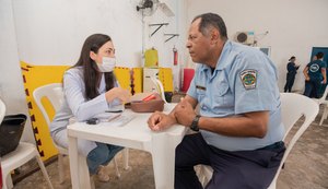 Prefeitura de Maceió oferta serviços de saúde para servidores da Guarda Municipal