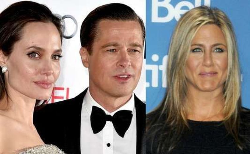 Brad Pitt se reaproxima de Jennifer Aniston e irrita Jolie