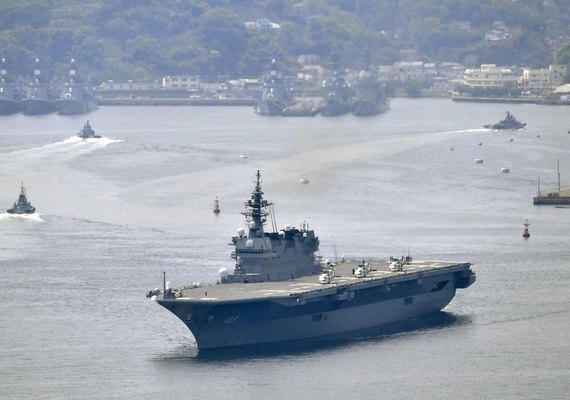 Japão envia apoio a navio dos EUA em plena tensão com a Coreia do Norte