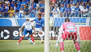 Cruzeiro empata com o Bahia e chega ao quinto jogo sem vitória no Brasileirão