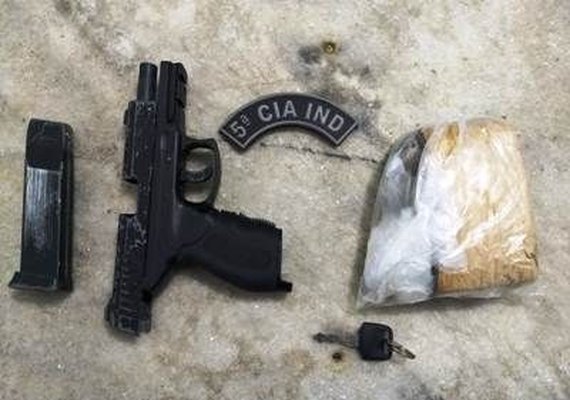 Dois indivíduos são detidos por tráfico de entorpecentes em Marechal Deodoro