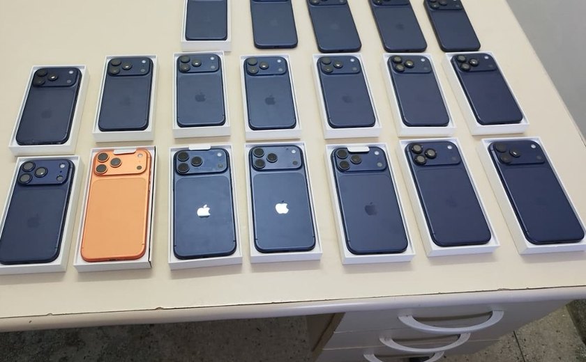 Polícia recupera 19 celulares furtados de terminal de cargas em Rio Largo
