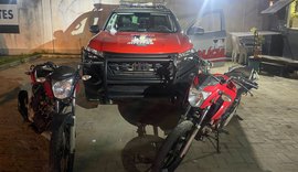 Força Tática apreende motos roubadas e drogas no Conjunto Aprígio Vilela