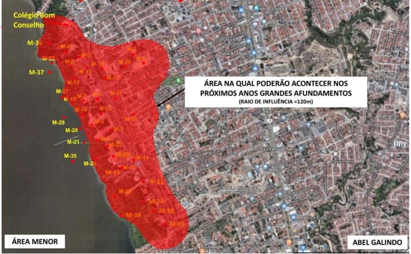 Bebedouro e Mutange: 'áreas devem desaparecer do mapa em 5 anos'