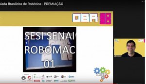 Equipe da Escola Sesi Senai Benedito Bentes é campeã da OBR 2020