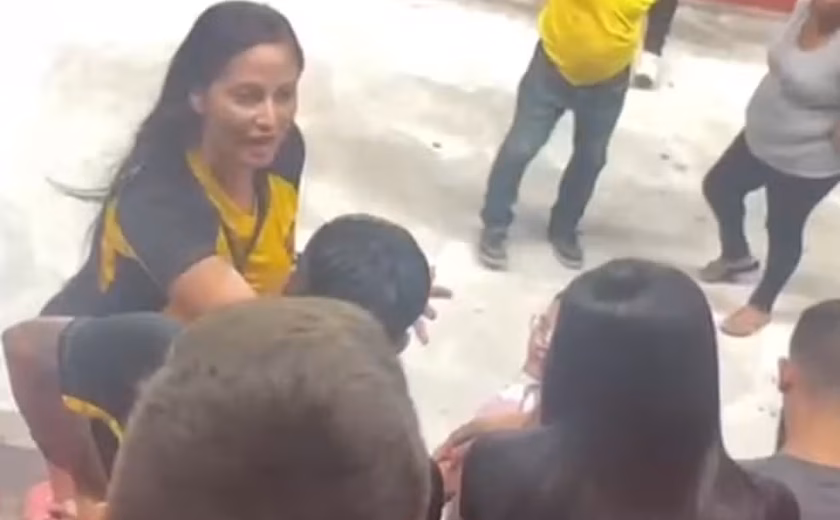 'Você não me merece', 'nojento', 'esqueça que existo': novo vídeo mostra o que disse torcedora do Sport ao flagrar traição em estádio