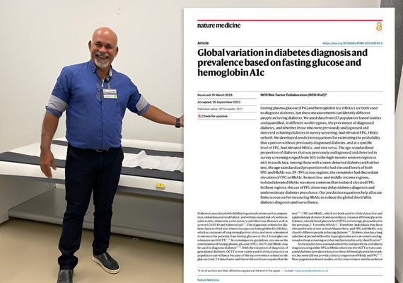 Docente da Ufal publica estudo sobre diabetes em revista internacional