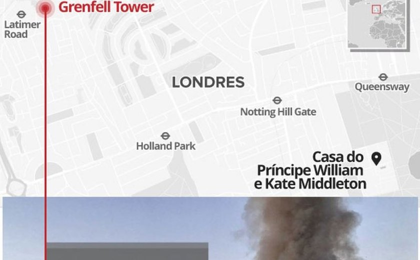 Ao menos 65 estão desaparecidos após incêndio em prédio em Londres