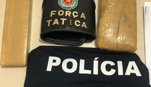 Polícia prende dois homens por tráfico de drogas em Marechal Deodoro