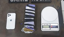 Após denúncia anônima, PM apreende menor com quase 1 quilo de maconha em Arapiraca