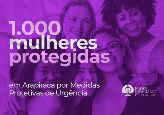 Mil mulheres já foram protegidas por medida protetiva de urgência em Arapiraca