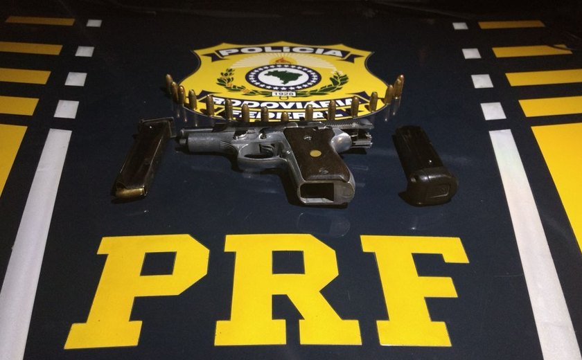 Polícia Rodoviária Federal prende mais um por porte ilegal de arma de fogo