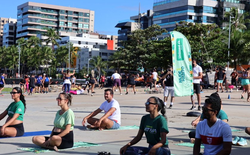 Orla da Ponta Verde recebe ações do Mude1Hábito no domingo (19)