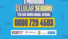 Programa Celular Seguro disponibiliza 0800 para reforçar atendimento à população
