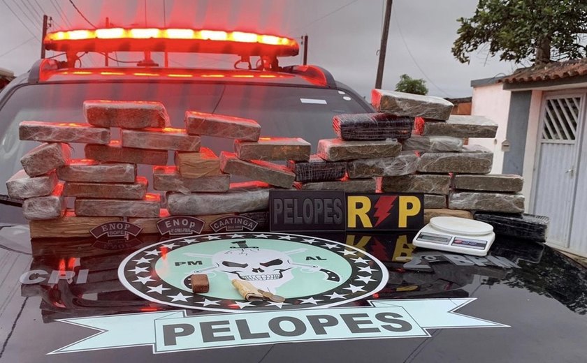 Mais de 12 Kg de maconha são apreendidos em São José da Laje