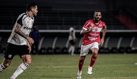 Com confusão em pênalti, CRB empata com o Ceará no Estádio Rei Pelé