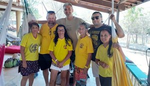 Pai caminha 118 Km de Fortaleza a Canindé para agradecer em santuário pela cura da filha