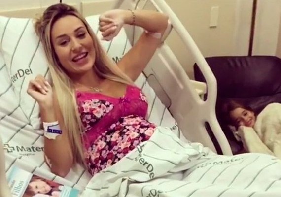 Ex-BBB Leticia Santiago sente contrações e bebê pode nascer nesta semana