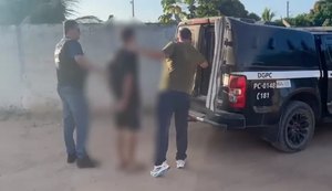 Polícia Civil prende homem por estupro de vulnerável e importunação sexual em Santana do Ipanema