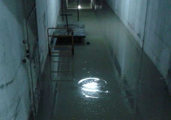 Visitas no presídio Baldomero foram suspensas devido às chuvas