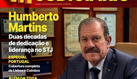 Ministro Humberto Martins estampa capa da primeira edição da Revista Manchete dedicada ao Judiciário