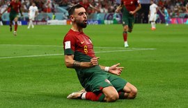 Bruno Fernandes brilha contra o Uruguai e garante vaga de Portugal nas oitavas