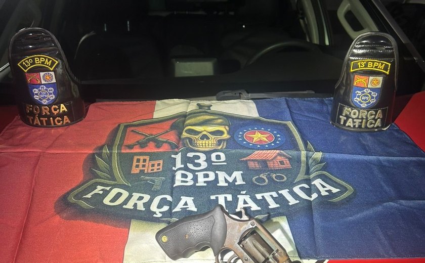 Polícia Militar apreende arma de fogo no Jacintinho