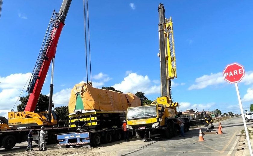 Primeiros vagões do VLT chegam a Arapiraca