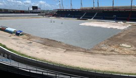 Gramado do Estádio Rei Pelé só estará apto a receber jogos em 21 de janeiro