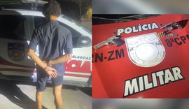 PM prende suspeito ligado ao PCC com arma de fogo em São Luís do Quitunde