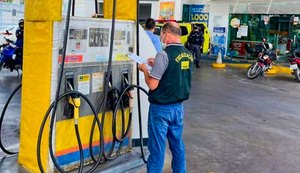 Pesquisa aponta variação no preço da gasolina entre R$ 6,22 e R$ 7,59 em Arapiraca