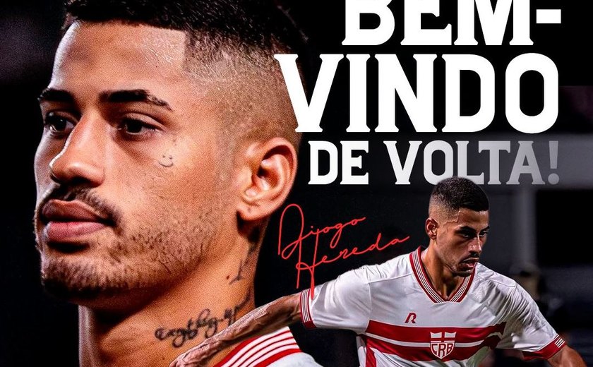 CRB anuncia retorno do lateral-direito Hereda para a temporada 2026