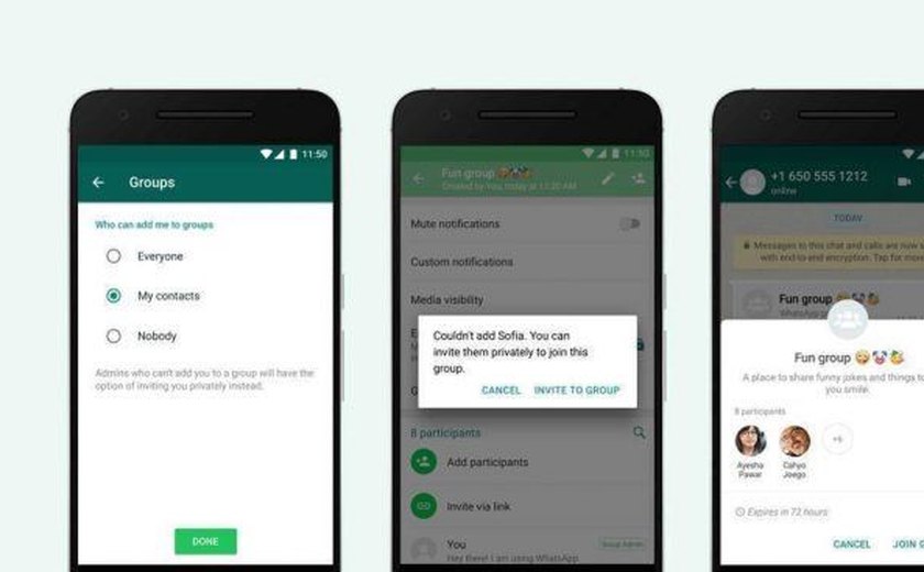 WhatsApp enfim libera recurso para usuário aceitar ou recusar convites de grupos