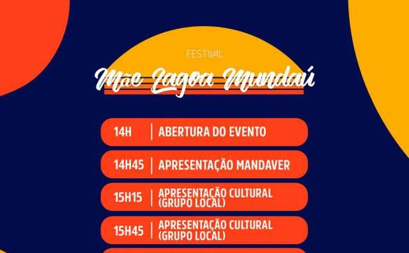 Festival “Mãe Lagoa Mundaú” promove sábado valorização da gastronomia e da cultura local