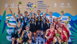 Brasil é prata no team relay do Mundial Universitário de Triathlon