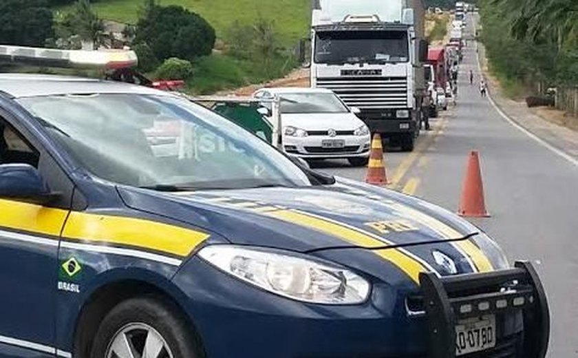 PRF informa interdição do km 52 da BR-101 na tarde de quinta em Fleixeiras