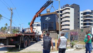 Prefeitura remove trailers e barraca que funcionavam de forma irregular