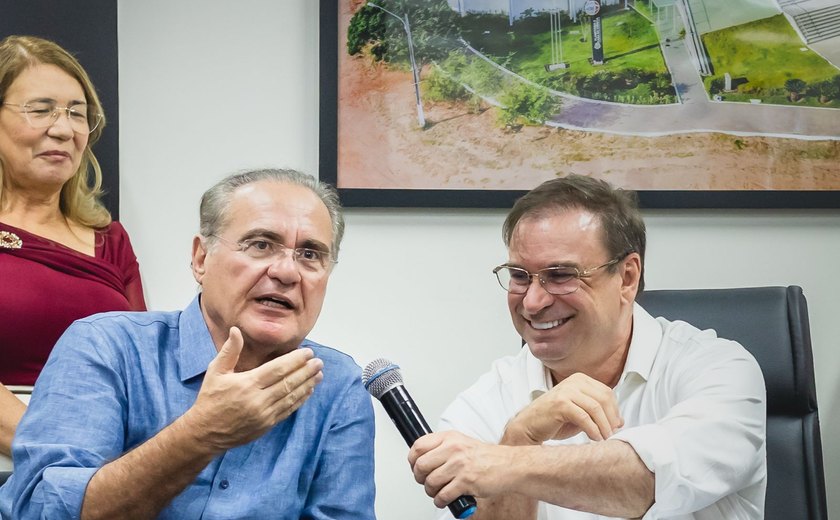Luciano declara apoio à reeleição de Renan Calheiros: “AL não pode deixar de ter Renan em Brasília”